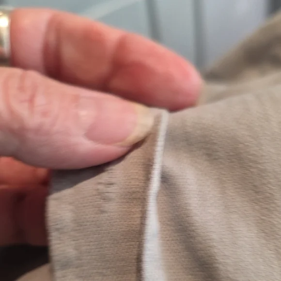 NEW FRANK & EILEEN MEN'S LUKE TATTERED DENIM BUTTON UP SHIRT IN GRAY SIZE S - Picture 6 of 9